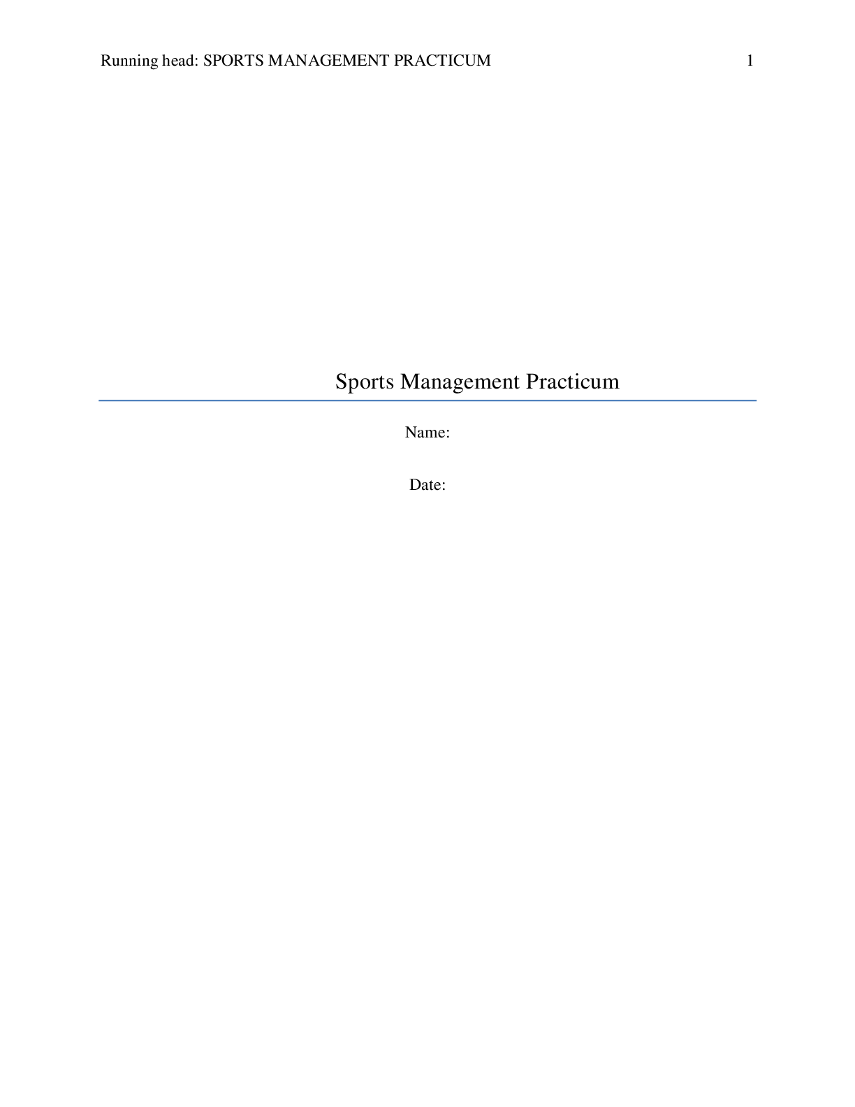 Preview image for Sports Management Practicum